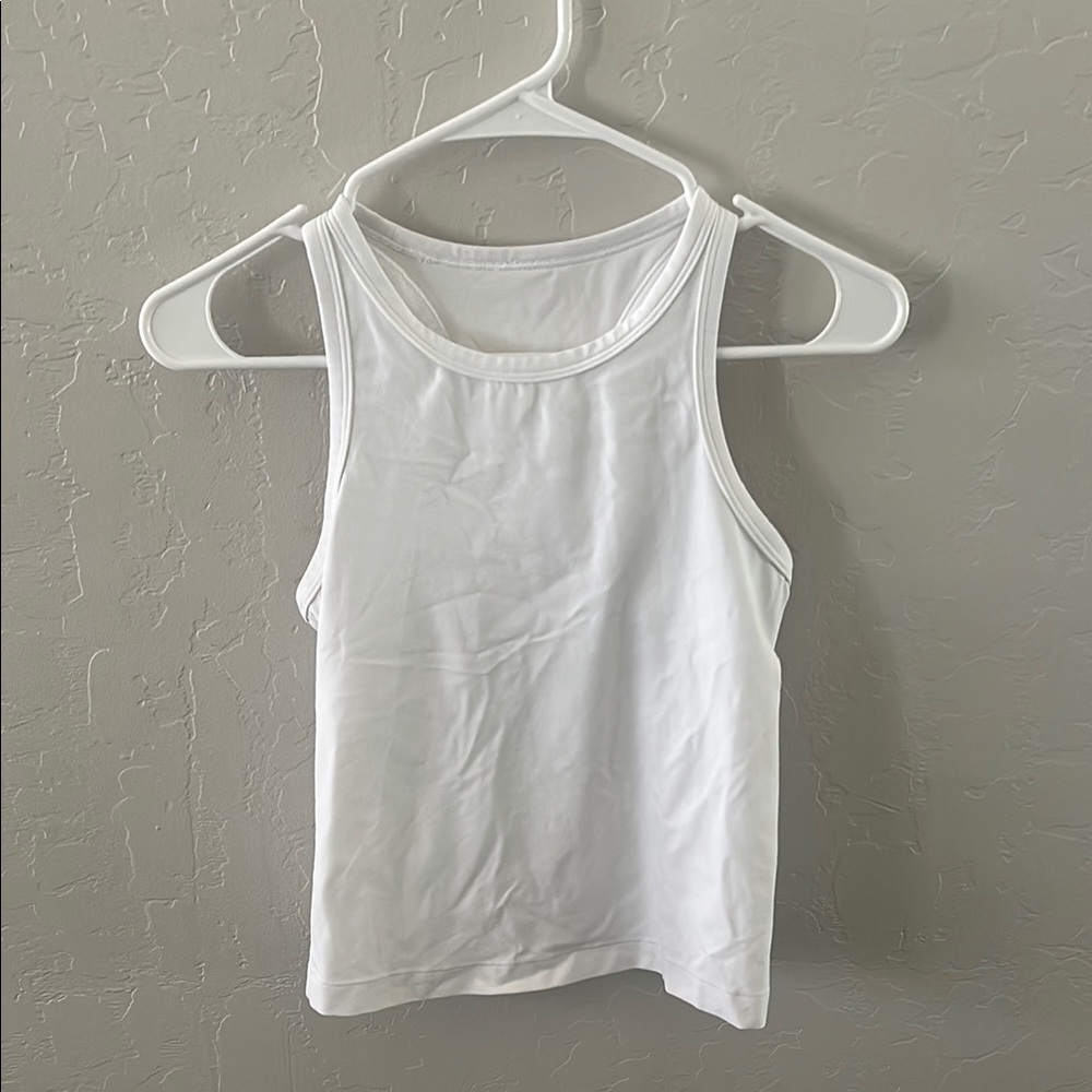 LuLuLemon athletic stretch White Tank Top